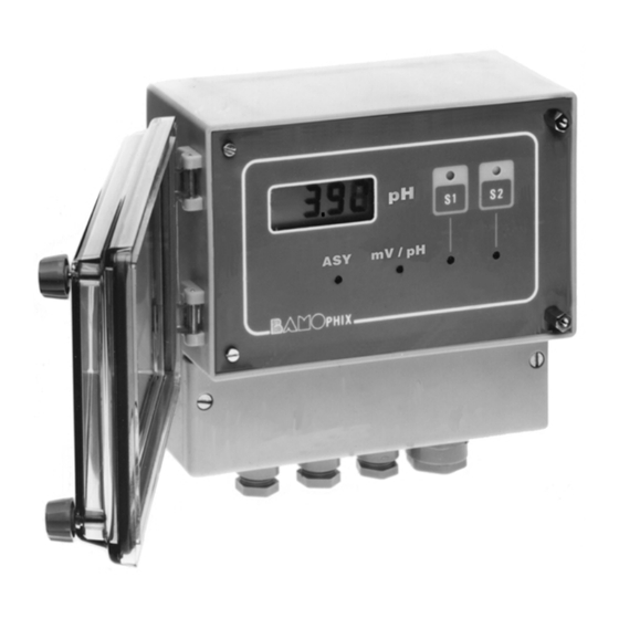 Bamo PHIX 112 M/IG Guide De Mise En Service