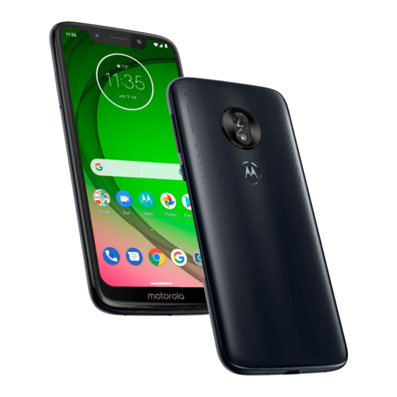 Motorola Moto G7 Play Guide De L'utilisateur
