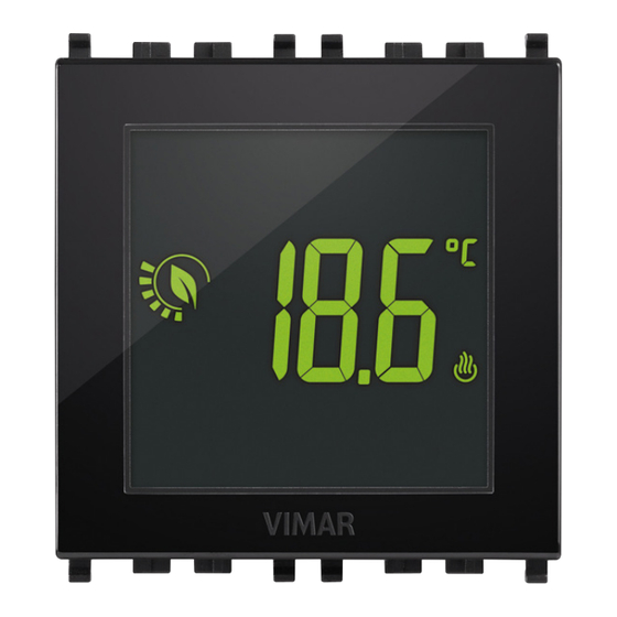 Vimar CLIMA Manuel De L'utilisateur