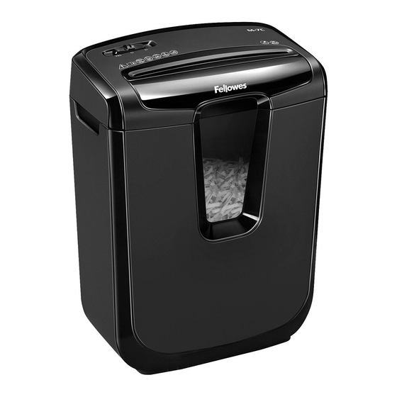 Fellowes Powershred M-7Cm Mode D'emploi