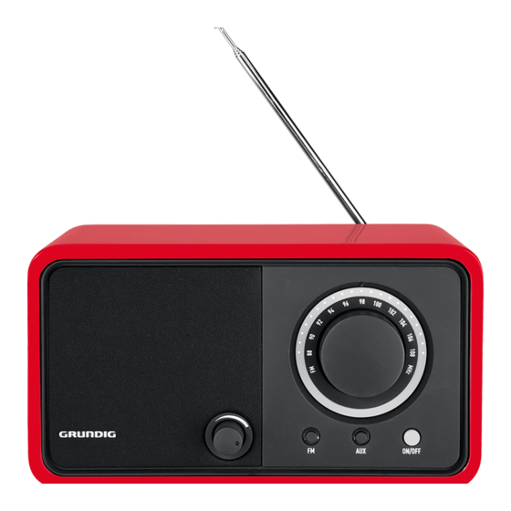 Grundig TR 1200 Mode D'emploi