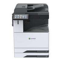 Lexmark MFP CX943 Guide De L'utilisateur