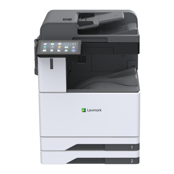 Lexmark MFP CX942 Guide De L'utilisateur