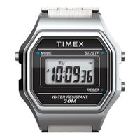 Timex Mini Digital Mode D'emploi
