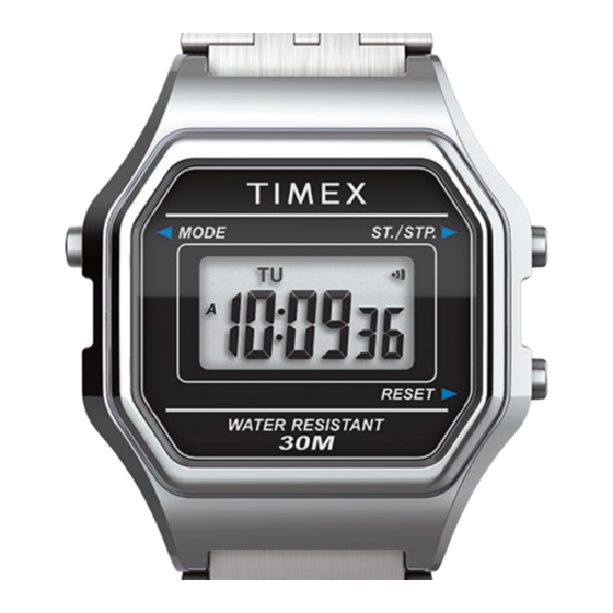 Timex Mini Digital Manuels