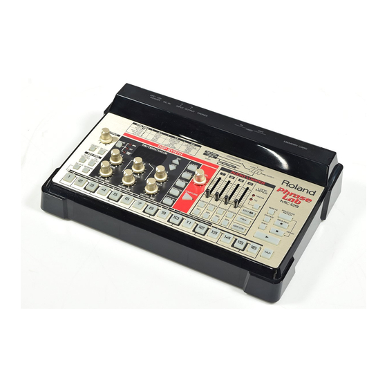 Roland PhraseLab MC-09 Mode D'emploi
