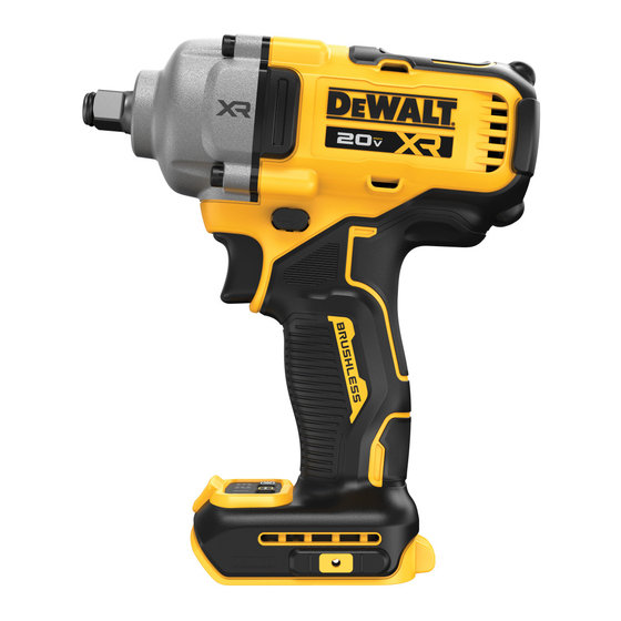 DeWalt DCF892 Traduction De La Notice D'instructions Originale