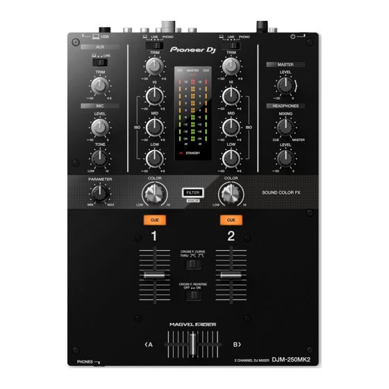 PIONEER DJ DJM-250MK2 Mode D'emploi