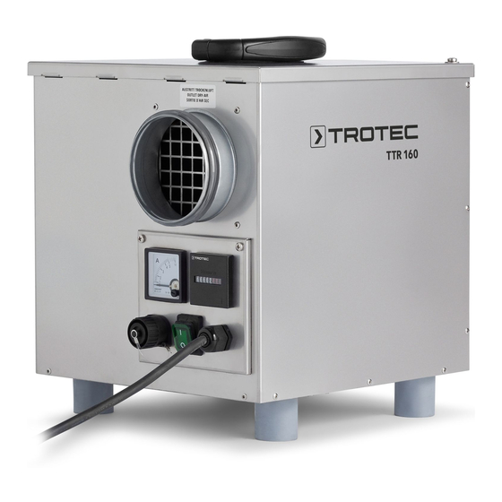 Trotec TTR 160 Mode D'emploi