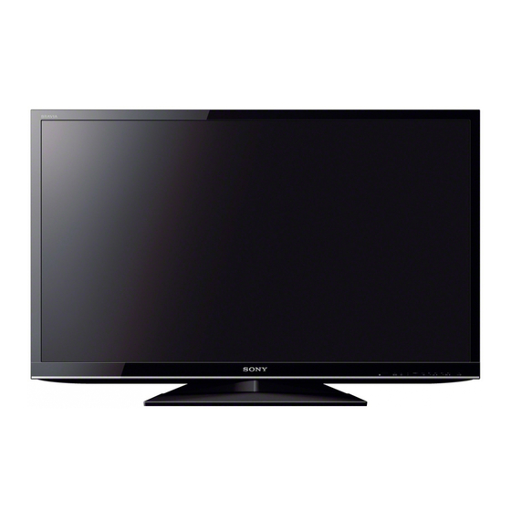 Sony Bravia KDL-42EX443 Mode D'emploi