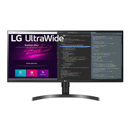 LG 34WN750 Manuel D'utilisation