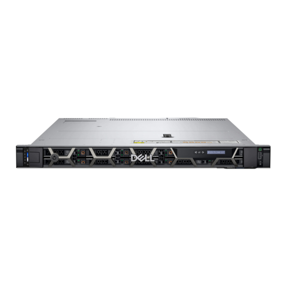 Dell EMC PowerEdge R650xs Manuel D'installation Et De Maintenance