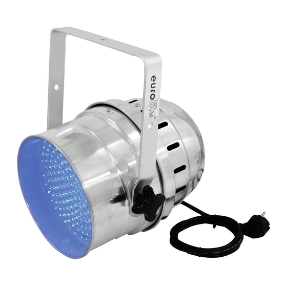 EuroLite LED PAR-64 UV Mode D'emploi