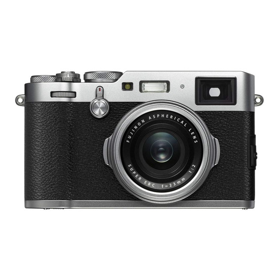 FujiFilm FinePix X100F Manuel Du Propriétaire