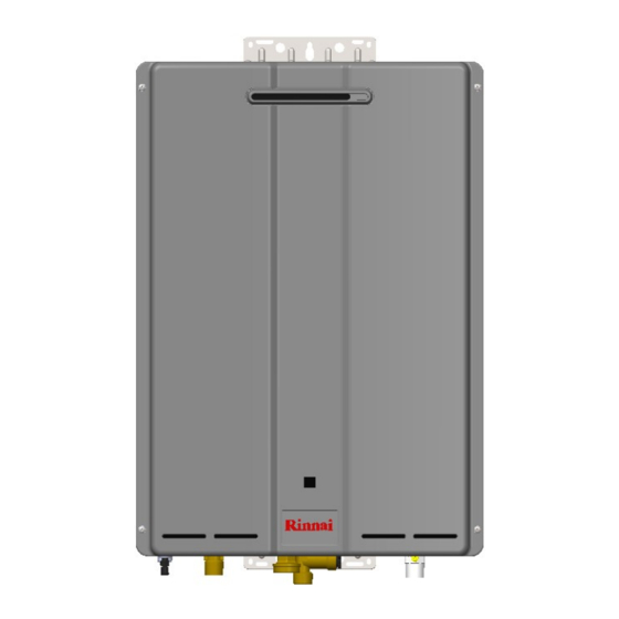 Rinnai CU199i Manuel D'installation Et D'utilisation
