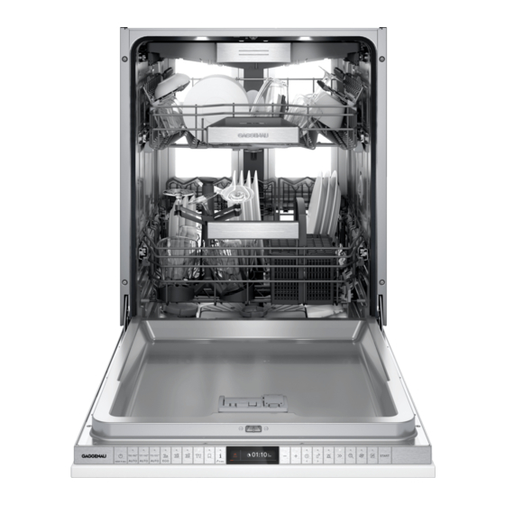 Gaggenau DF481700 Manuel D'utilisation