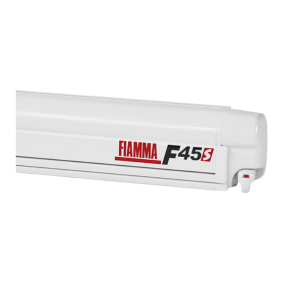 Fiamma F45 S Instructions De Montage Et Mode D'emploi