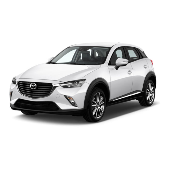 Mazda CX-3 2016 Mode D'emploi