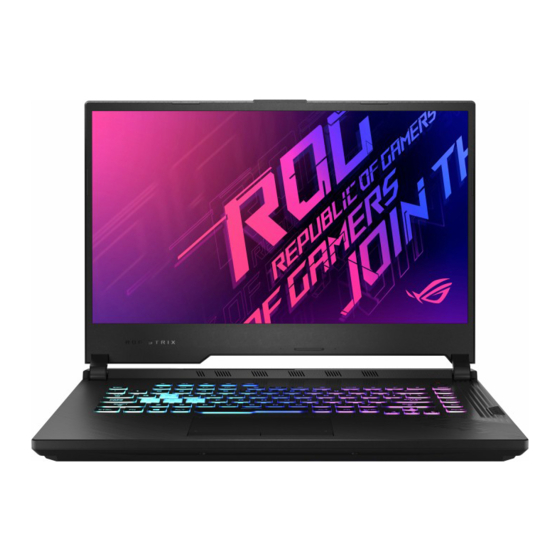 Asus ROG STRIX G15 G512LW-HN038T Mode D'emploi