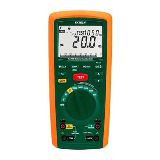 Extech Instruments MG320 Manuel D'utilisation