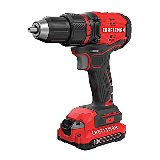 Craftsman CMCD710 Manuels