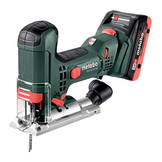 Metabo STA 18 LTX 100 Instructions D'utilisation Originales