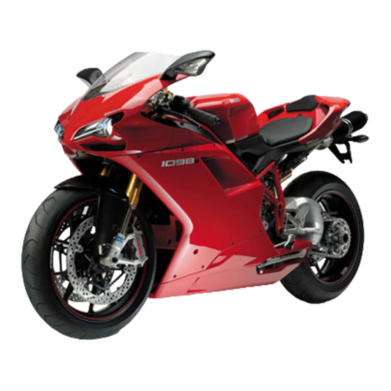 Ducati Superbike 1098 2007 Manuels