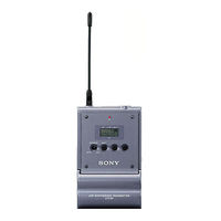 Sony UWP-X5 Mode D'emploi