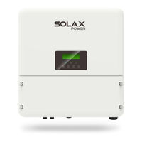 Solax Power X1-Hybrid 3KW Guide D'installation Rapide