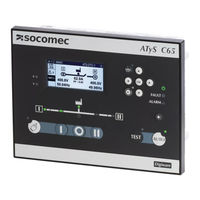 socomec ATyS C65 Démarrage Rapide