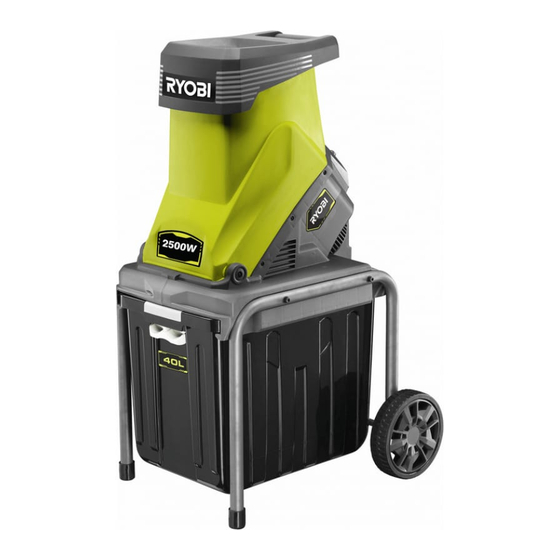 Ryobi RSH2545B Traduction Des Instructions Originales