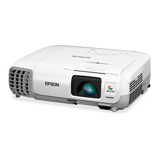 Epson PowerLite S27 Guide De L'utilisateur
