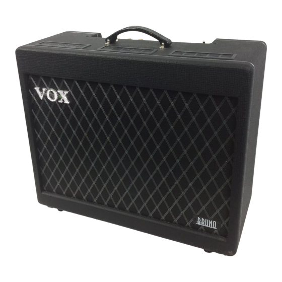 VOX Amplification TB18C1 Manuels