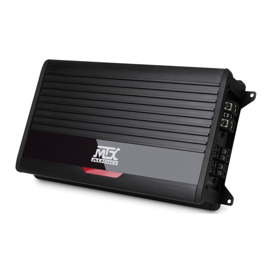 MTX Audio THUNDER Serie Manuel Du Propriétaire