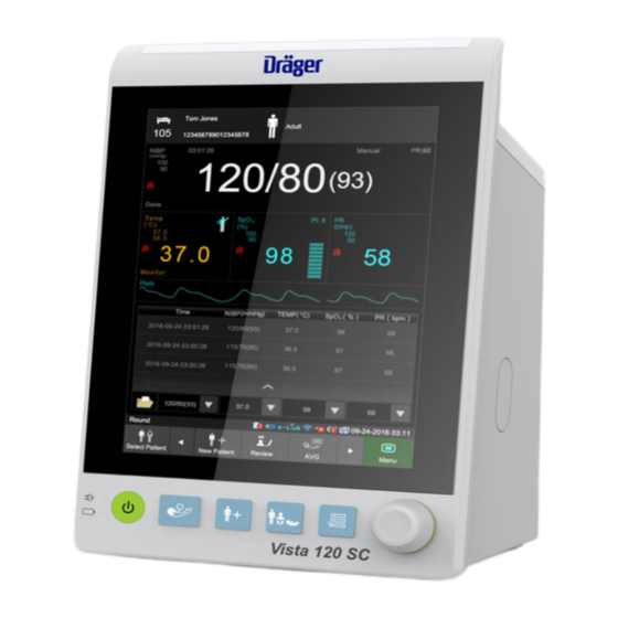 Dräger Vista 120 SC Notice D'utilisation