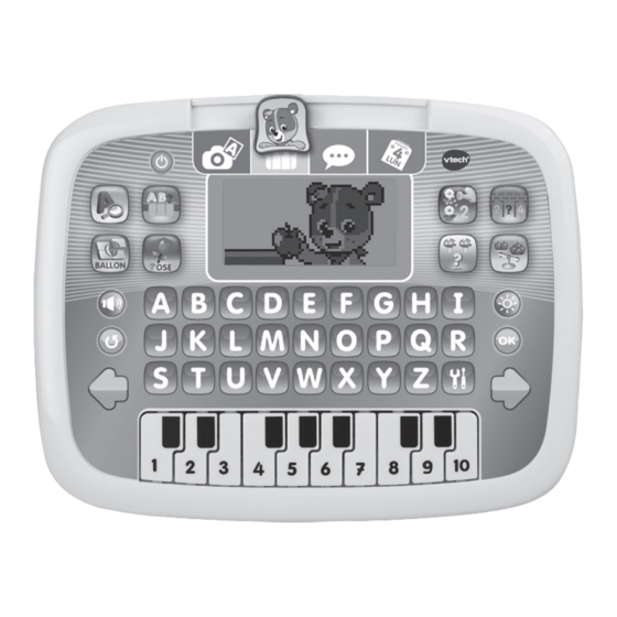 VTech Tablette P'tit Genius Kid Manuel D'utilisation