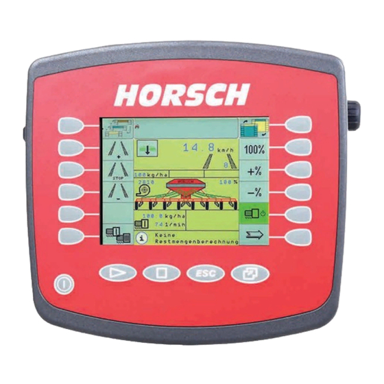 horsch E-Manager Midi 10.11 Manuels