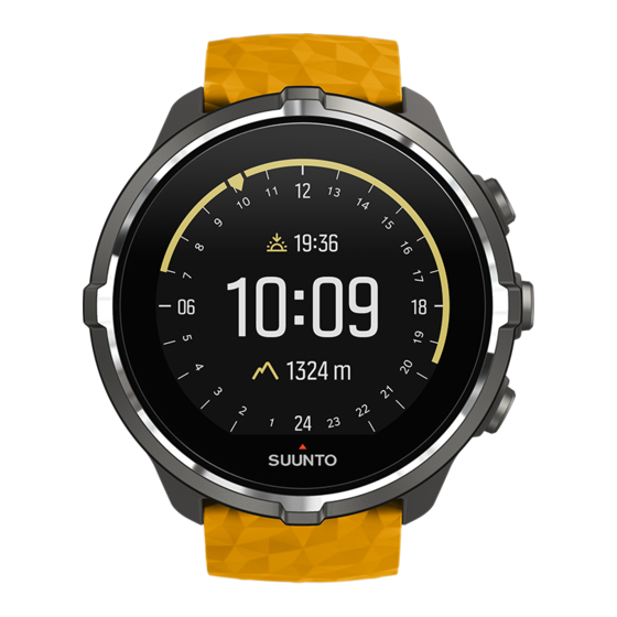 Suunto  SPARTAN SPORT WRIST HR BARO Guide D'utilisation