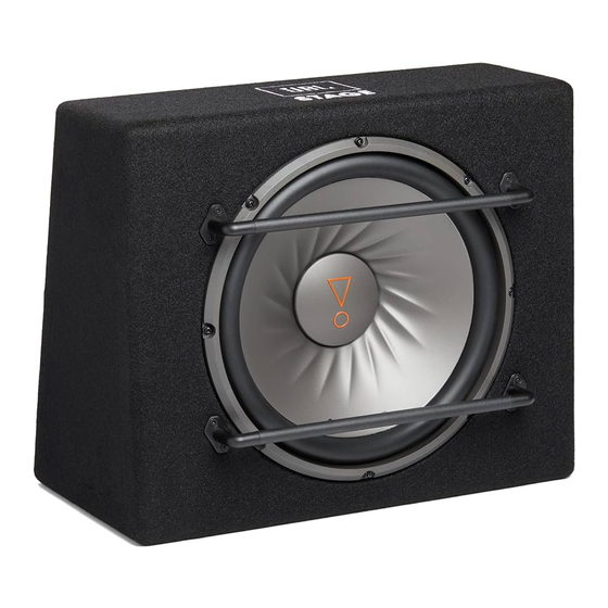 Harman JBL STAGE 1200S Mode D'emploi