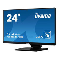 Iiyama ProLite T2454MSC Mode D'emploi