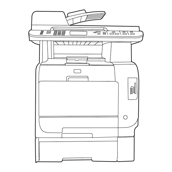 HP Color LaserJet CM2320 Manuel D'utilisation