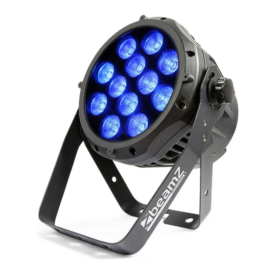 Beamz professional BWA 520 Aluminium IP65 LED PAR Manuel D'instructions