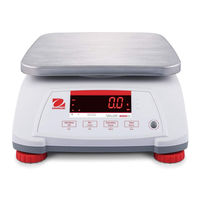 Ohaus Valor 4000W Serie Manuel D'instructions