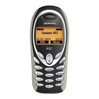 Siemens A52 Mode D'emploi
