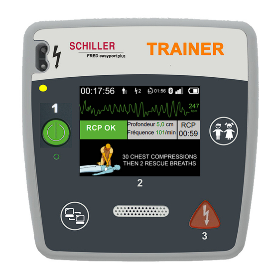 Schiller FRED easyport plus Trainer Notice D'utilisation