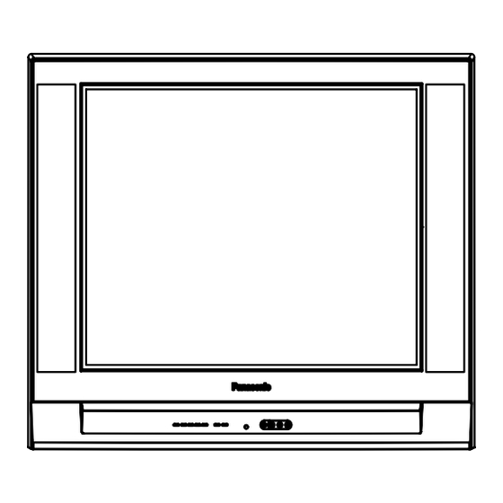 Panasonic CT-27E13-1 Manuel D'utilisation