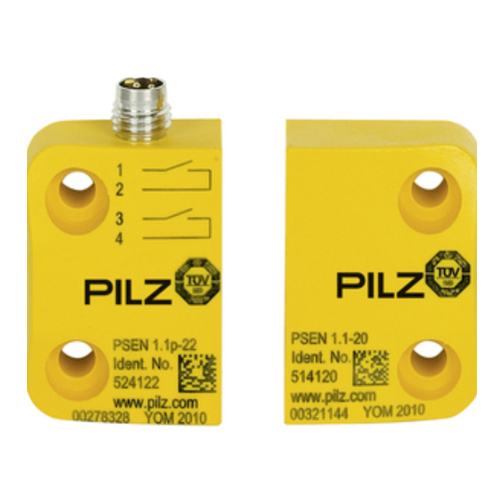 Pilz PSEN 4.2a/b/p/M12 Manuel D'utilisation
