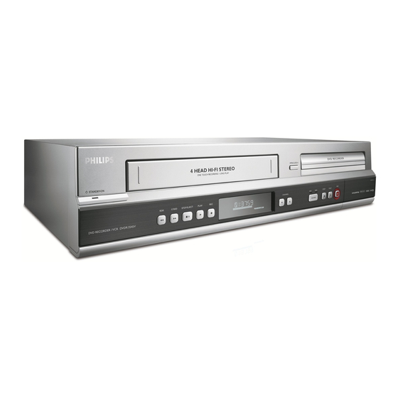 Philips DVDR3545V/37 Manuel De L'utilisateur