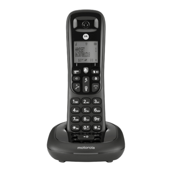 Motorola CD4001 Mode D'emploi