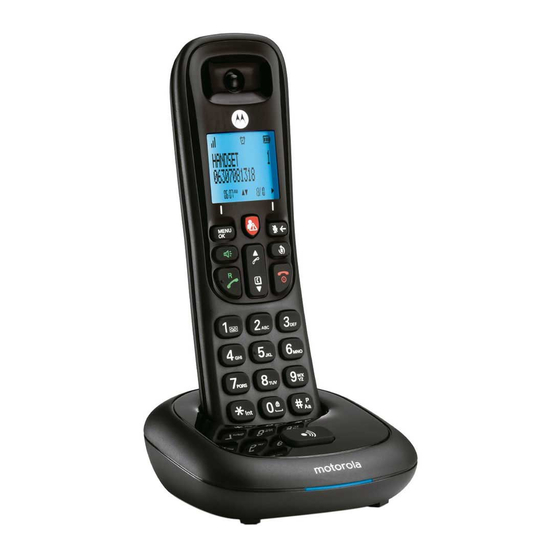 Motorola CD4001 Mode D'emploi